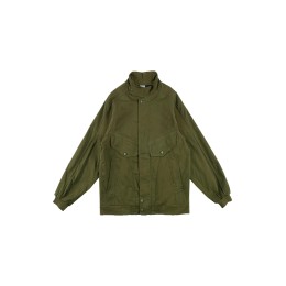 Personally designed military green jacket, turtleneck style design, multifunctional pocket style jacket J1055 Personally designed military green jacket, turtleneck style design, multifunctional pocket style jacket J1055